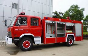 東風平頭消防車圖片